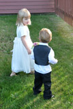 Flower Girl at Melissa's Wedding 4
